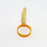 Playmobil 30342 Playmobil Orange Hat Bead with Dirty or Yellow Indian Feather