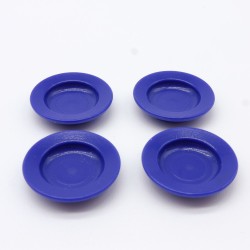 Playmobil 31364 Playmobil Lot de 4 Assiettes Bleues