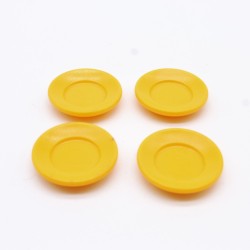 Playmobil 31366 Playmobil Lot de 4 Petites Assiettes oranges