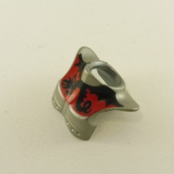 Playmobil 24042 Playmobil Black and Red Dragon Gray Knight Armor Collar