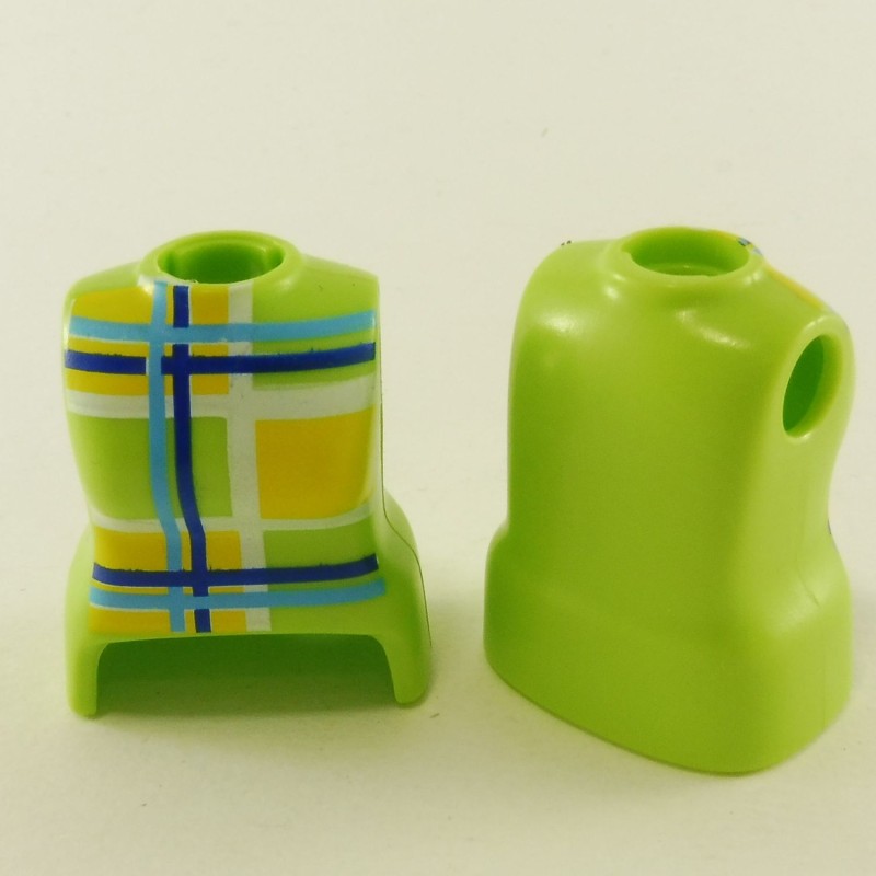 Playmobil 23637 Playmobil Set of 2 Busts of Woman Green Yellow and Blue