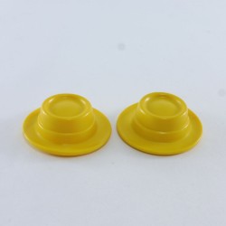 Playmobil 3332 Playmobil Pack of 2 Yellow Round Cowboy Hats