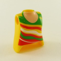Playmobil 23650 Playmobil Bust of Yellow Woman Green and Red