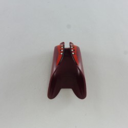 Playmobil 29257 Playmobil Eggplant coat with red edges and silver buttons