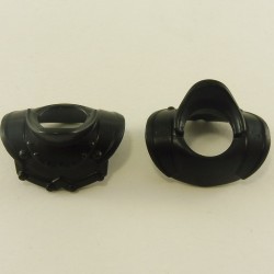 Playmobil 23531 Playmobil Lot of 2 Black Armor Collars
