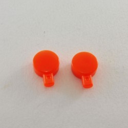 Playmobil 2431 Playmobil Lot of 2 Small Orange Spots for Vehicles
