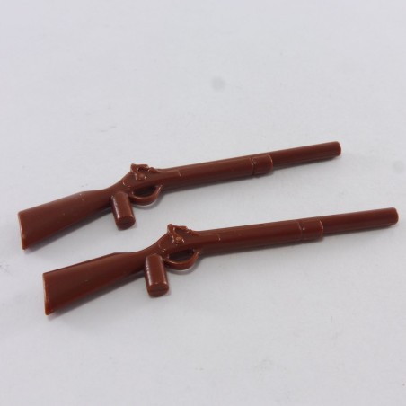 Playmobil 3007 Playmobil Lot de 2 Fusils Marrons