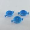 Playmobil 29139 Playmobil Set of 3 Blue Salad Bowls