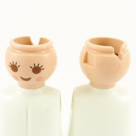23068 playmobil lot of 2 women heads 