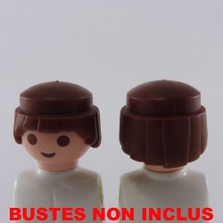 Playmobil 24485 Playmobil Lot of 2 Heads Man with Short Brown Hair