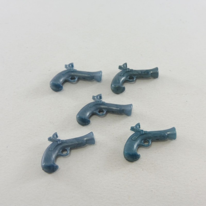 Playmobil 12641 Playmobil Set of 5 Vintage Blue Pistol Pistols