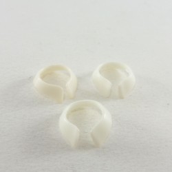 Playmobil 11581 Playmobil Batch of 3 White Open Collars