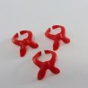 Playmobil 19587 Playmobil Lot de 3 Cols Noeuds Rouges Foncés