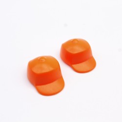 Playmobil 31050 Playmobil Pack of 2 Kids Orange Caps