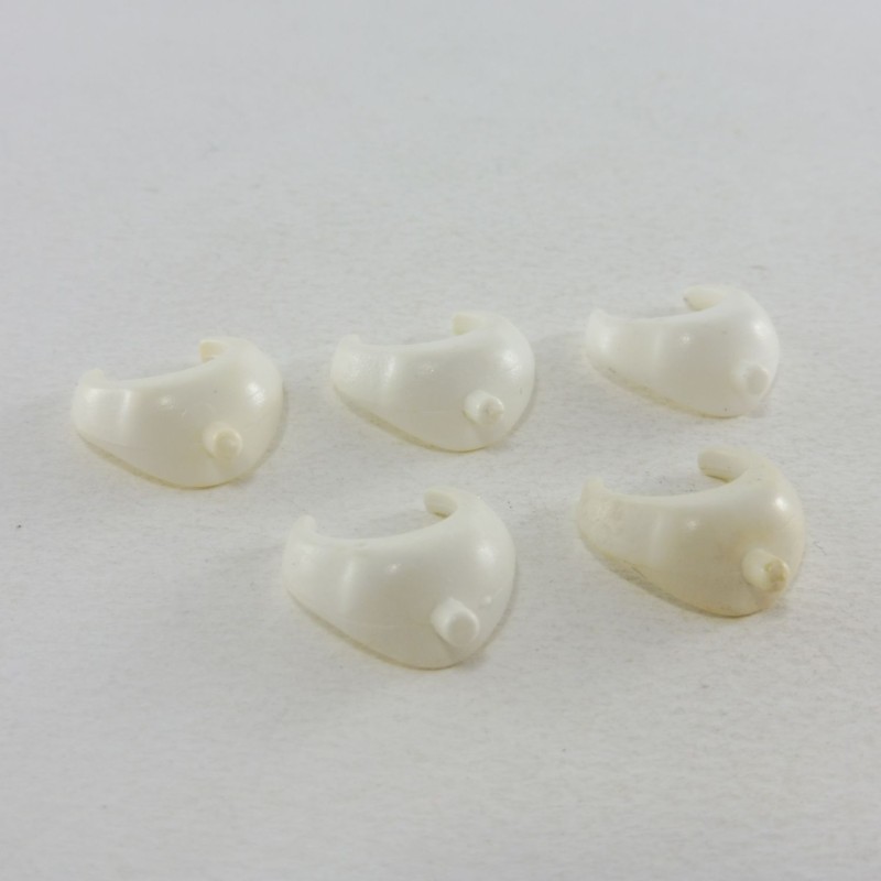 Playmobil 26445 Playmobil Lot de 5 Masques Respiratoires Hopital Blancs