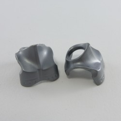 Playmobil 7072 Playmobil Lot of 2 Gray Neck Armor