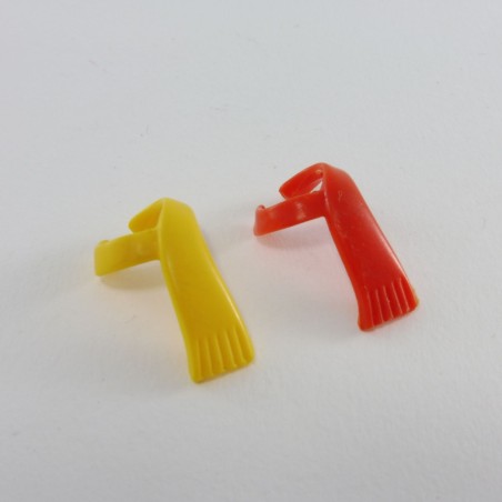 Playmobil 15621 Playmobil Lot de 2 écharpes Rouge et Jaune