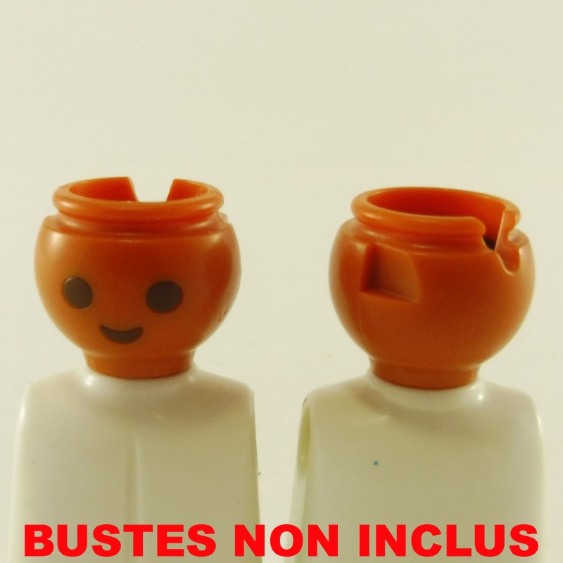 Playmobil 5646 Playmobil Lot de 2 Têtes Bronzées
