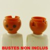 Playmobil 5646 Playmobil Lot de 2 Têtes Bronzées