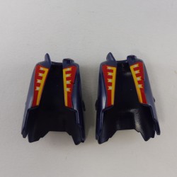 Playmobil 24727 Playmobil Pack of 2 Blue Coats Borders Red and Yellow Officer