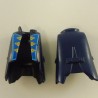 Playmobil 23053 Playmobil Lot of 2 Teared Mauve Coats with Blue Edges