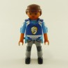 Playmobil 23883 Playmobil Homme Bronzé Bleu et Gris avec Gilet Pareballes