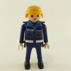 Playmobil 23884 Playmobil Homme Bleu Policier avec Col