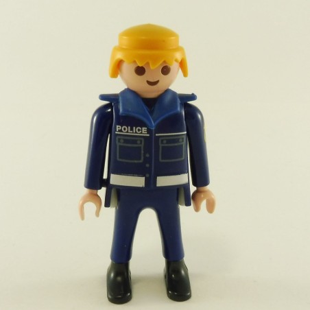 Playmobil 23884 Playmobil Homme Bleu Policier avec Col