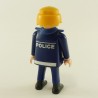 Playmobil Homme Bleu Policier avec Col