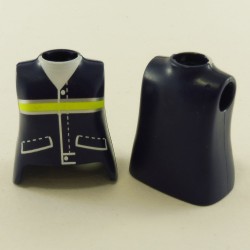 Playmobil 23761 Playmobil Lot of 2 Busts of Woman Dark Blue Yellow and White