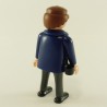 Playmobil Police Blue and Gray Man with Tie and Holster