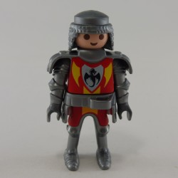 Playmobil 24810 Playmobil Man Knight Gray Red and Yellow