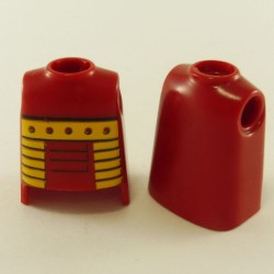 Playmobil 11111 Playmobil Batch of 2 Red Busts & Orange Samurai