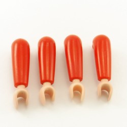 Playmobil 4504 Playmobil Set of 2 Pairs of Red Arms with White Hands