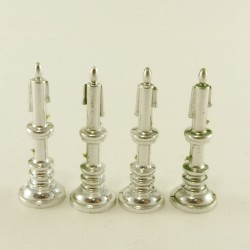 Playmobil 10365 Playmobil Set of 4 Chandeliers Silver Chrome Vintage 3263 3335 3294 3450