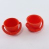 Playmobil 4599 Playmobil Set of 2 Red Orange Buckets