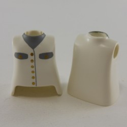 Playmobil 24752 Playmobil Lot of 2 Busts of Woman White Gray and Golden
