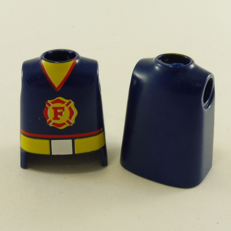 Playmobil 23752 Playmobil Set of 2 Fire Brigades Dark Blue and Yellow