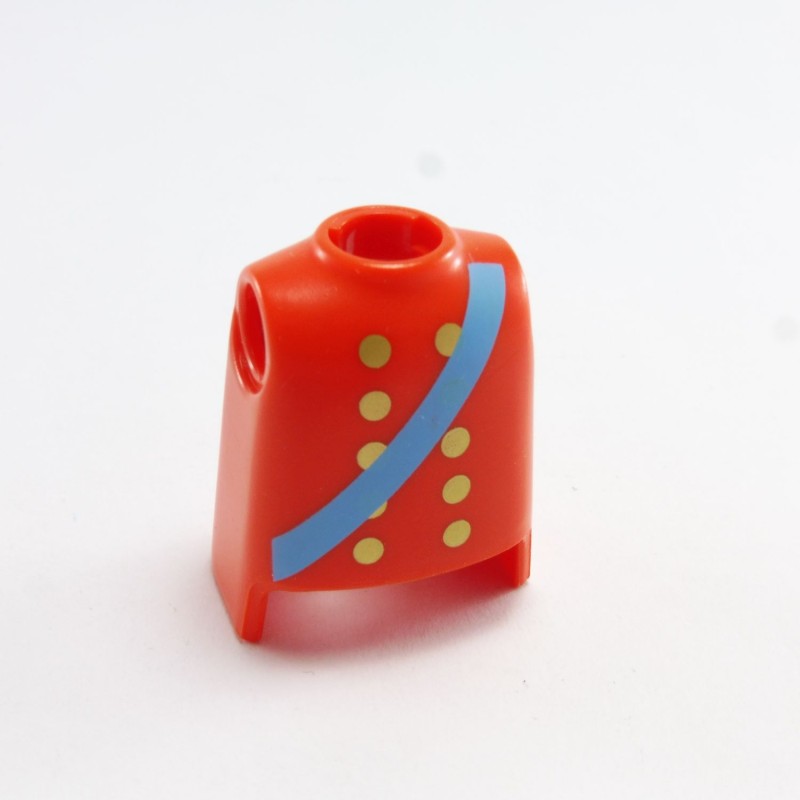 Playmobil 21240 Playmobil Buste Rouge Boutons Dorés Bandouliere Bleue