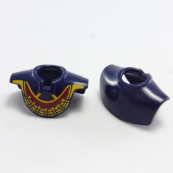 Playmobil 21102 Playmobil Batch of 2 Armours of Neck Egyptian Dark blue