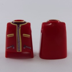 Playmobil 24430 Playmobil Lot de 2 Bustes Rouge Foncé avec Fermeture éclair