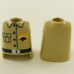 Playmobil 23436 Playmobil Set of 2 Beige Busts with Shirt and Buffalo Drawing