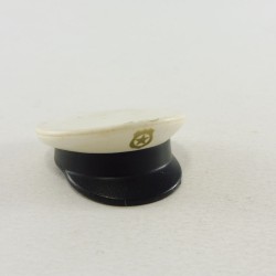 Playmobil 25879 Playmobil White and Black Policeman Cap Hat
