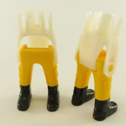 Playmobil 23450 Playmobil Lot of 2 Pairs of Yellow Legs with Black Rangers Boots