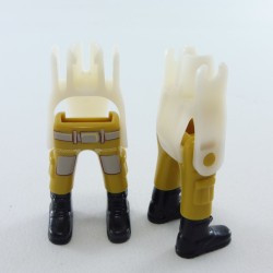Playmobil 26955 Playmobil Set of 2 Yellow Mustard Legs with Pockets and Black Rangers