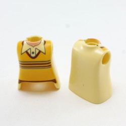 Playmobil 9307 Playmobil Lot of 2 Bustes Women Yellow Pull Orange