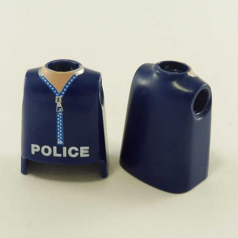 Playmobil 22992 Playmobil Set of 2 Police Busts with Open Collar