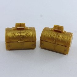 Playmobil 1088 Playmobil Pack of 2 Small Gilded Treasure Chest