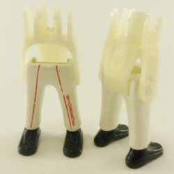 Playmobil 23457 Playmobil 2 Pairs of White and Red Porsche Legs