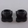 Playmobil 12274 Playmobil Lot of 2 Dark Gray Knight Armor Collars